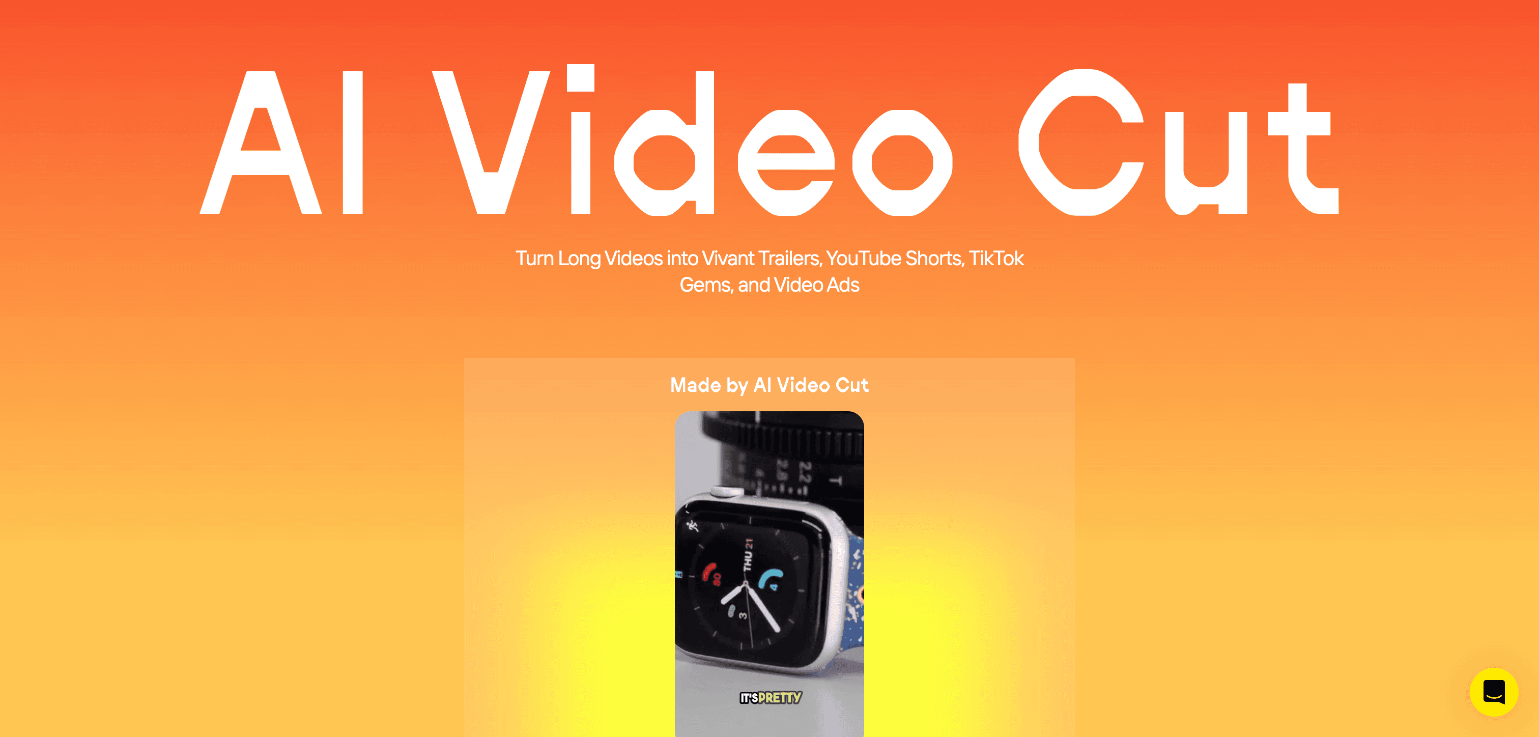 AIVideoCut interface screenshot