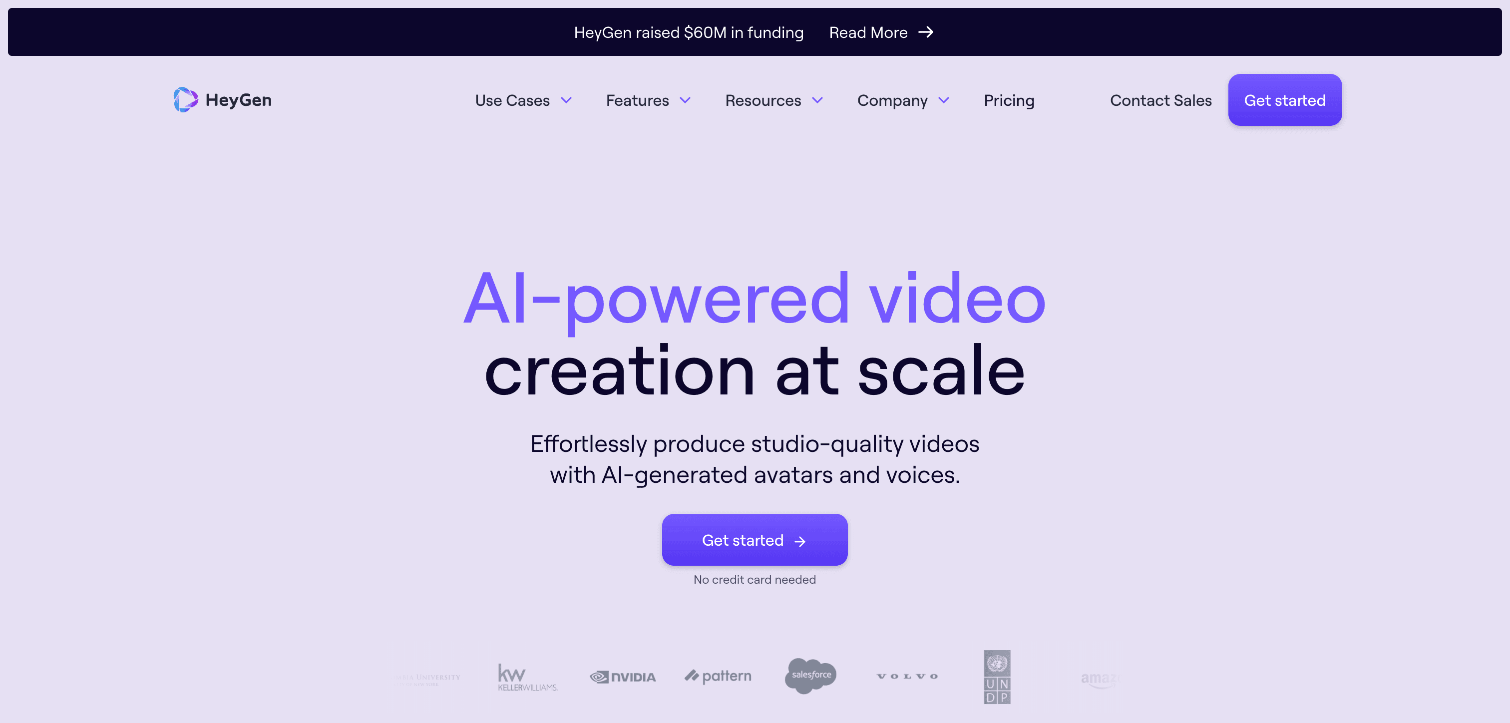 HeyGen interface screenshot