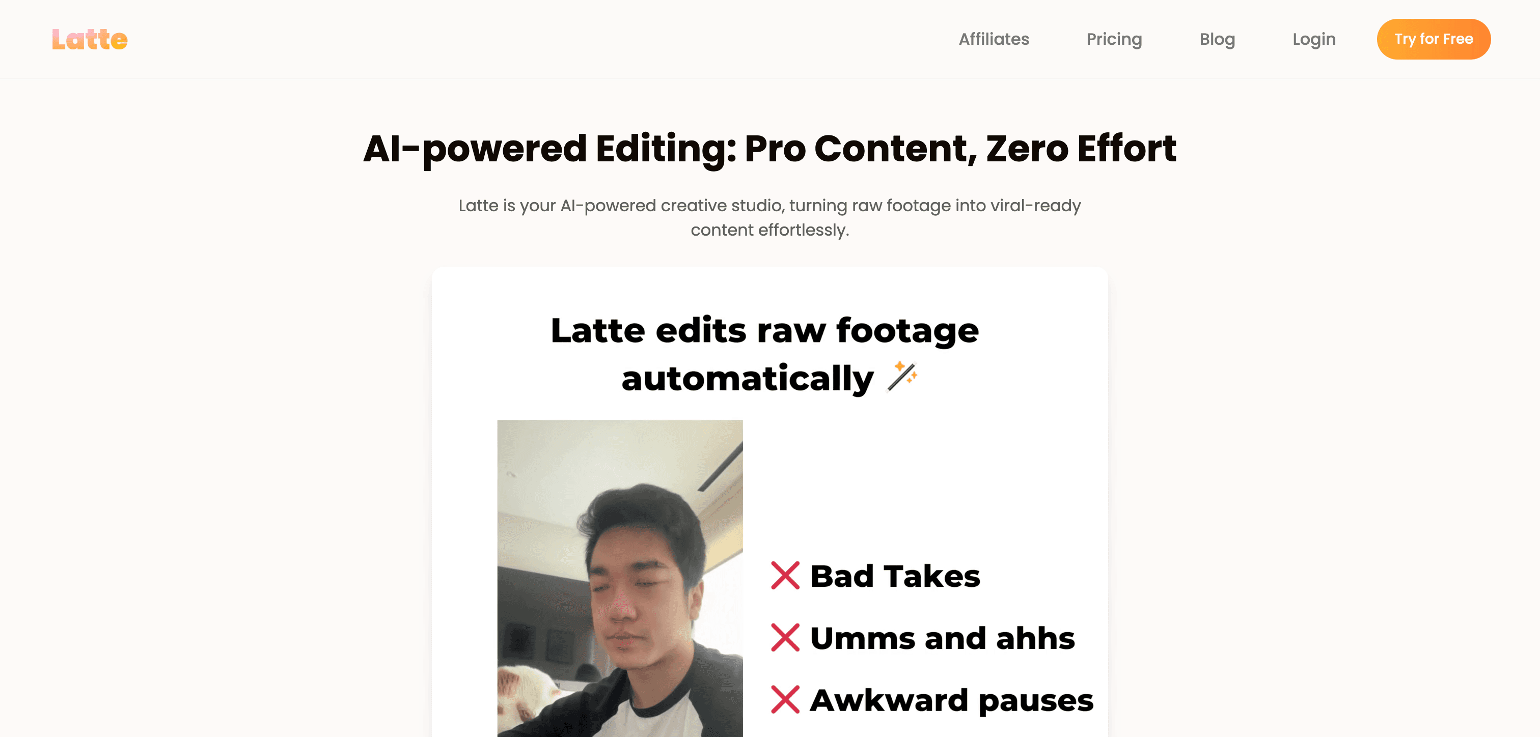 Latte Social interface screenshot